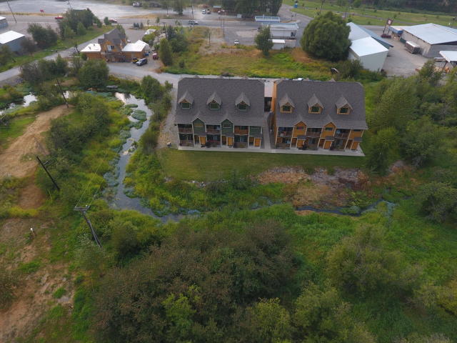 drone view of house on sale