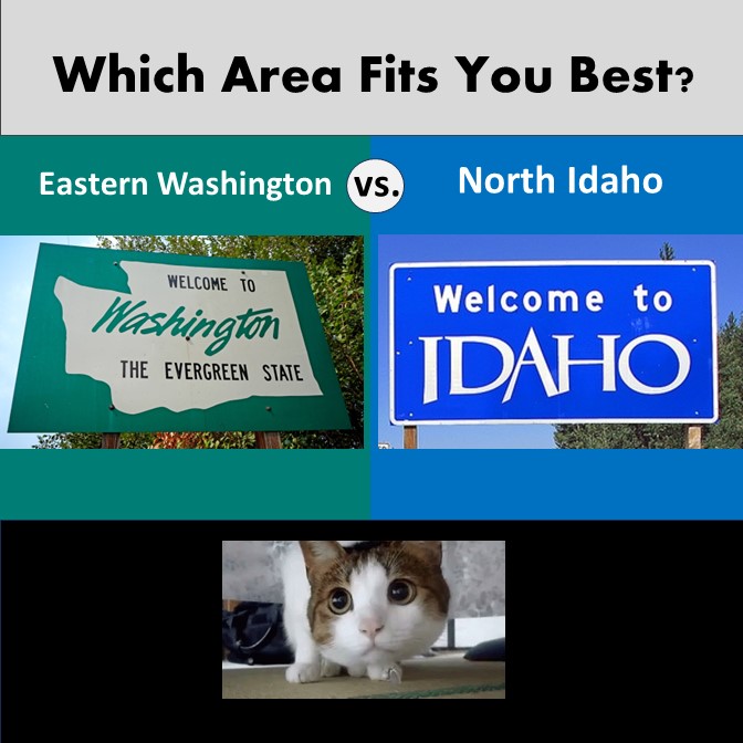 Idaho or Washington: Which area fits you best?